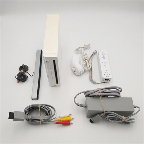 Nintendo Wii Konsol - Hvid - RVL-001 - SNR LEM10601141 (B Grade) (Genbrug)